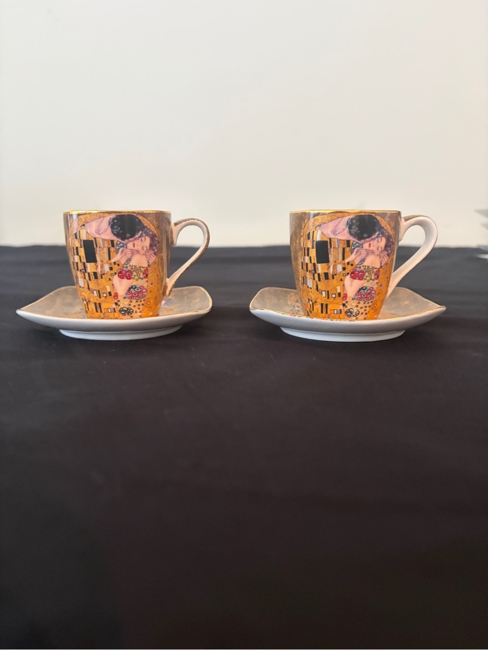 Klimt espresso cups -Set 2